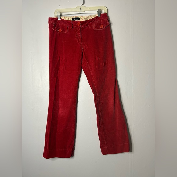 Moda International Red Flare Pants - Picture 1 of 9
